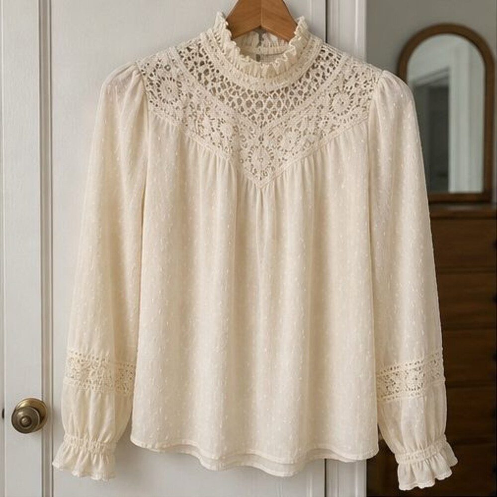 Blush Ruffle Blouse